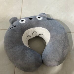 Gray Totoro Neck Pillow